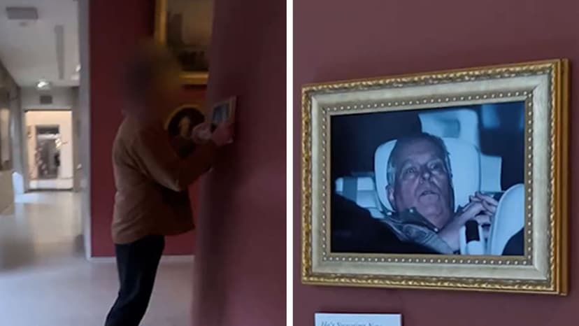 Activist Group Hangs Satirical Prince Andrew Portrait in Louvre