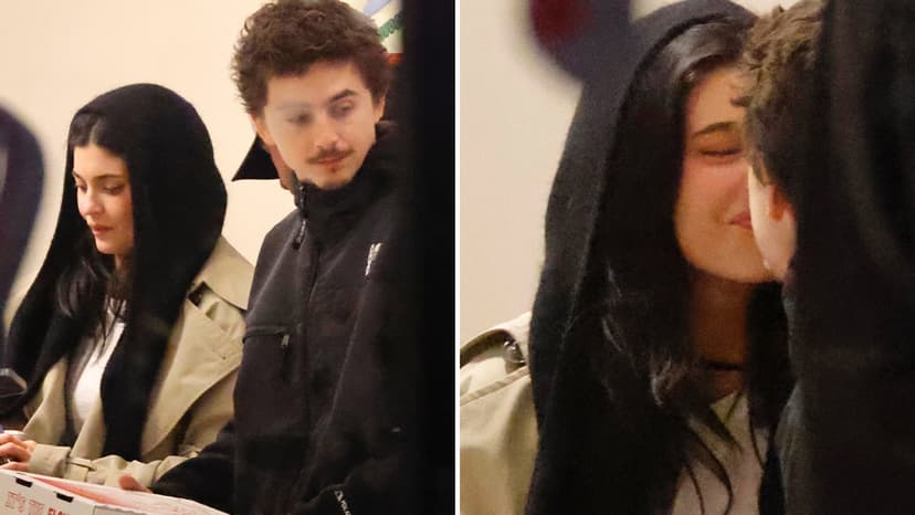 Kylie Jenner and Timothée Chalamet Spotted Kissing During Pizza Date