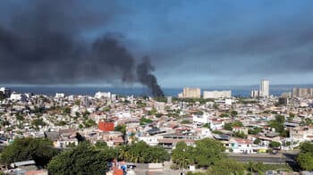 Fires and Road Blockades in Mexico After Drug Lord's Killing