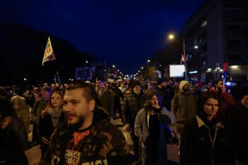 Serbian Students Organize Anti-Government Protest in Niš