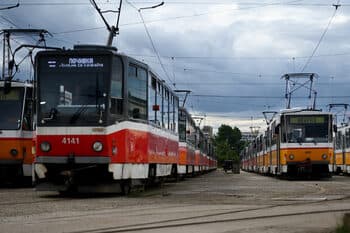 Sofia Public Transport Workers Protest for Wage Increase