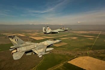 Bulgarian MiG-29s Conduct Training Flights with Greek F-16s
