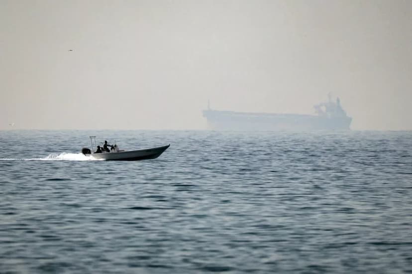Tanker on Fire in Strait of Hormuz, Revolutionary Guards Claim Responsibility