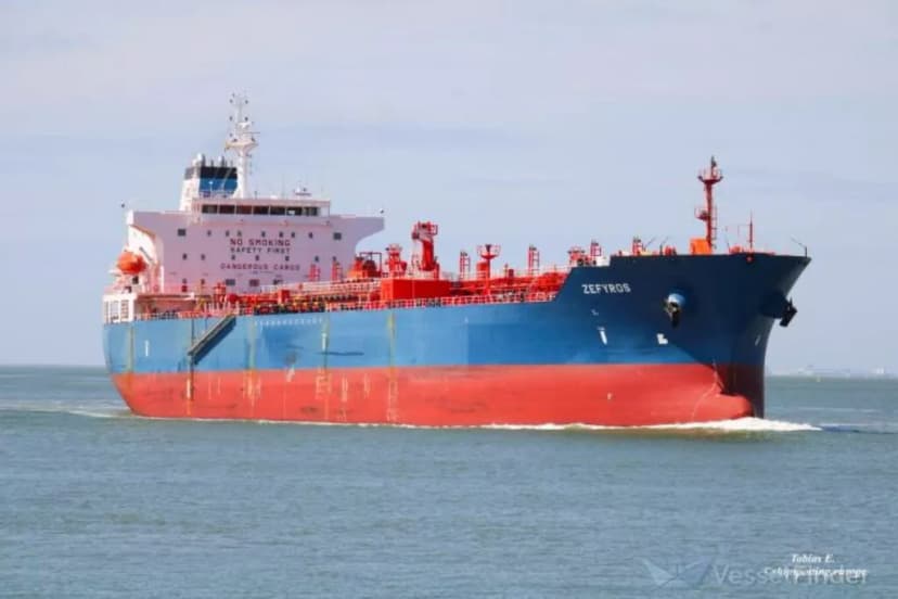 Greek-Owned Tanker 'Zefyros' Hit by Projectile at Iraqi Anchorage