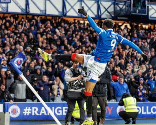 Youssef Chermiti Hat-Trick Powers Rangers to Victory Over Hearts