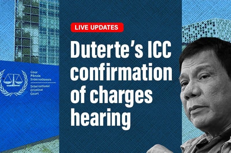 ICC Confirmation of Charges Hearing for Rodrigo Duterte Underway