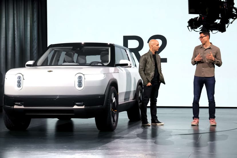 Rivian Gains While Tesla Lags in EV Stock Performance