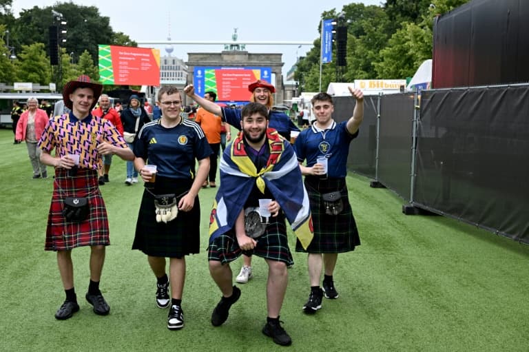 Scotland fans skirt World Cup rules for kilt bags