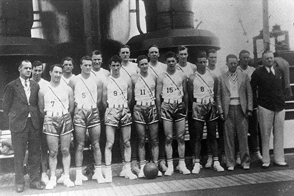 Happy-Amarillo legend won basketball's 1st gold in 1936 Olympics