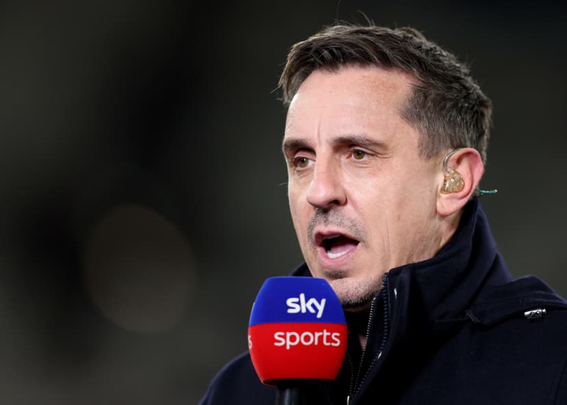 Gary Neville believes Liverpool will fall short of Man Utd