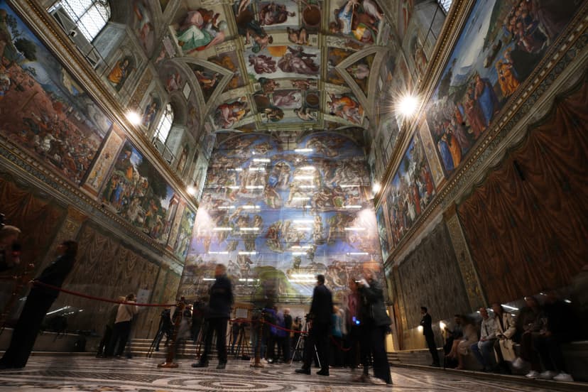 Vatican removes salty white film coating Michelangelo's 'The Last Judgment'