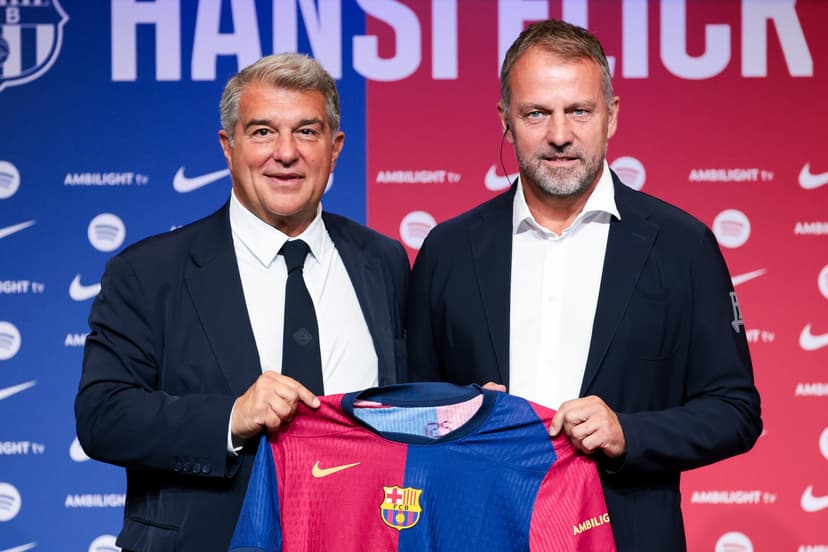 Laporta opens up on relationship with Flick and future at Barcelona – ‘What he wants is…’