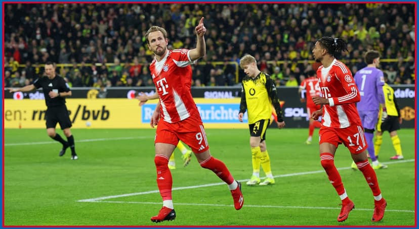 Borussia Dortmund 2-3 Bayern Munich: Harry Kane brace seals classico victory