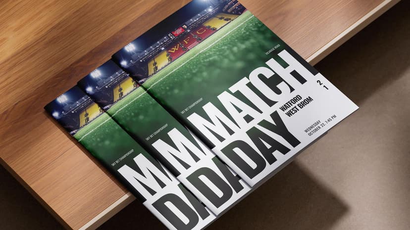 Watford FC Launches 'World-First' Souvenir Programme After Scrapping Traditional Matchday Version