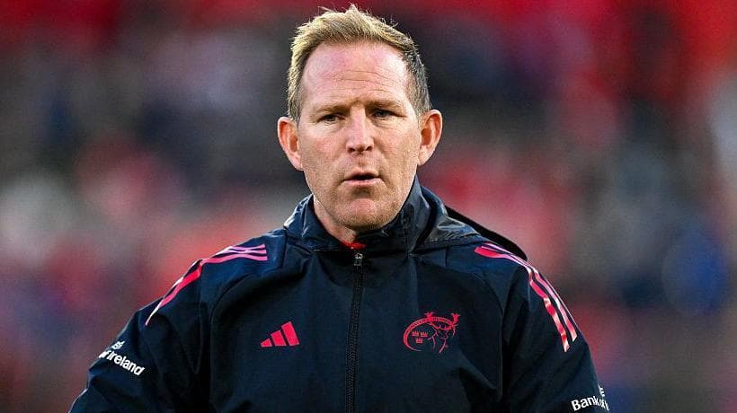 Prendergast to leave Munster role in the summer