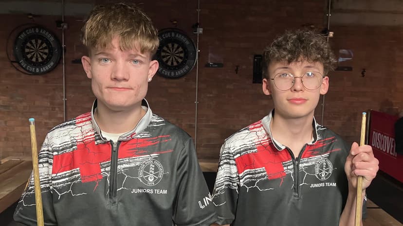 Teen Pool Players to Represent England at European Championships