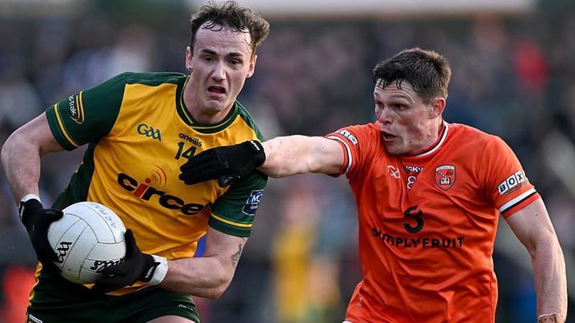 Donegal Defeats Armagh in Football Action, Remains Top of Division One