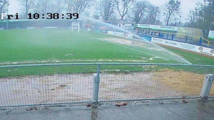 Probe into CCTV of waterlogged King's Lynn pitch