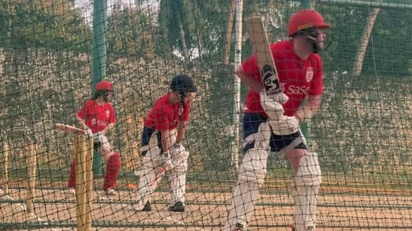 Jersey cricketers train with Chennai Super Kings