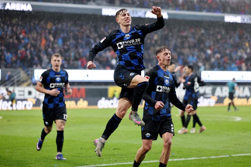 Paderborn Maintains Promotion Hopes with Big Win Over Hertha