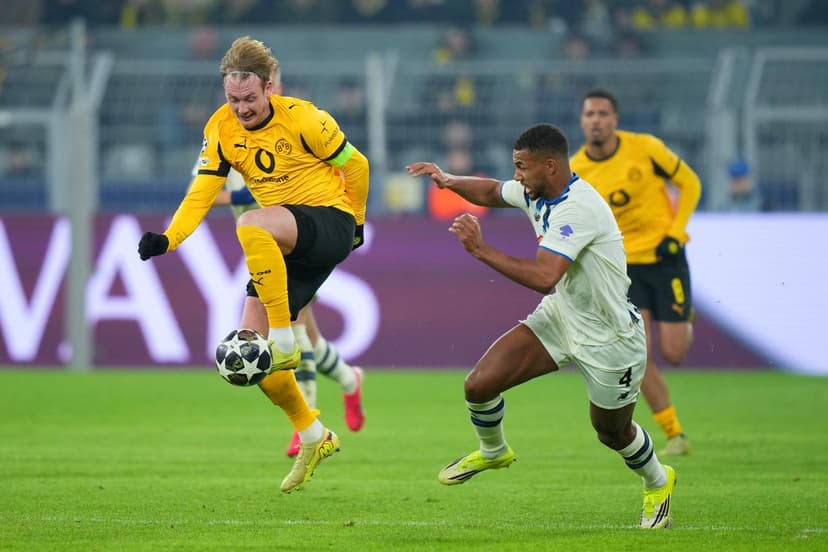 Borussia Dortmund's Brandt 'Satisfied' with Atalanta Win, Guirassy Pays Tribute