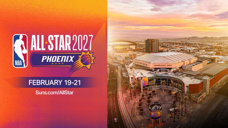 Phoenix Awarded 2027 NBA All-Star Weekend Hosting Rights