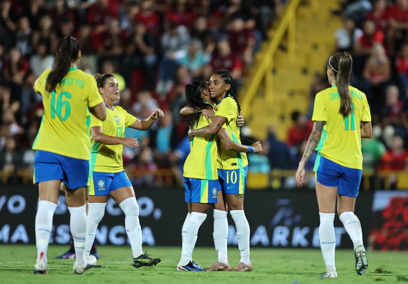 Brazil women's team kick off 2026 with a thrashing of Costa Rica