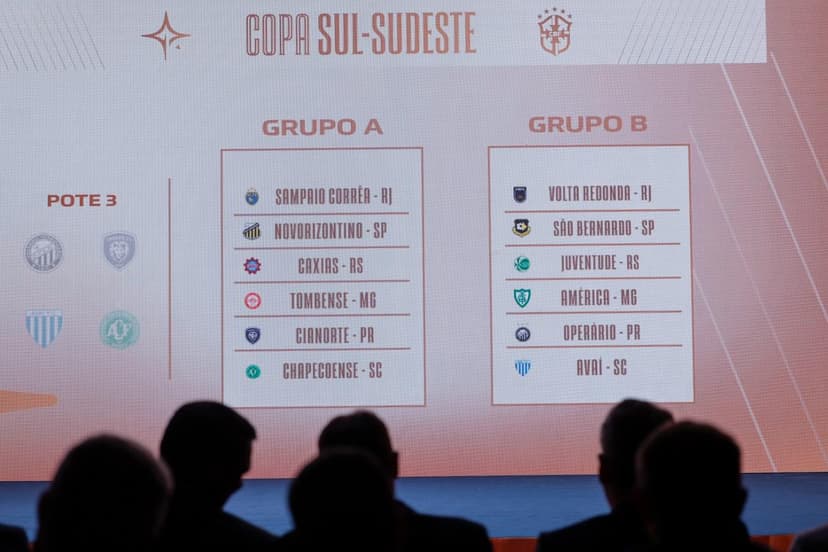 Check out the groups for the first Copa Sul-Sudeste