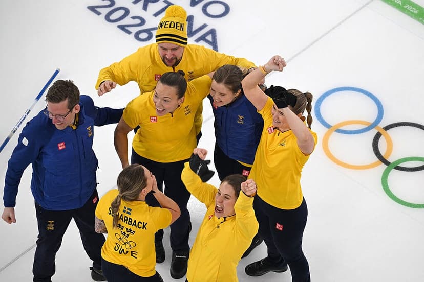 Top-Ranked Canadian Women Upset by Sweden in Olympic Curling Semifinals