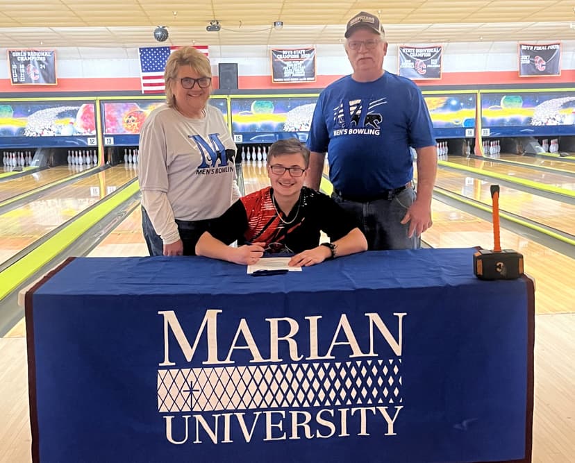 Cheboygan Bowler Luke Marsh Commits to Marian University