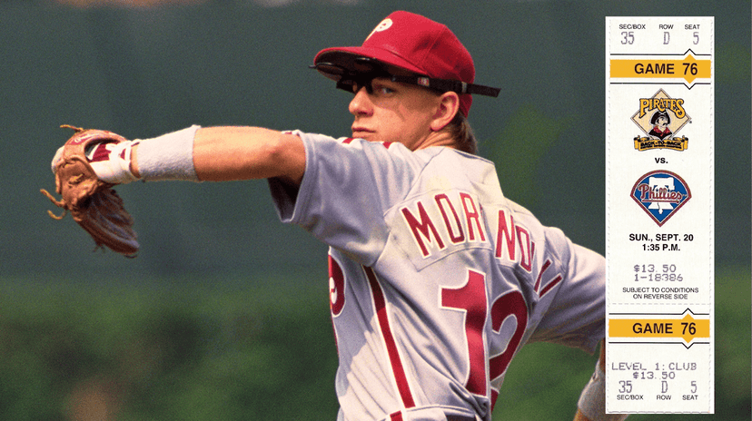Rare 1992 Phillies-Pirates Ticket Sells for Over $1,500