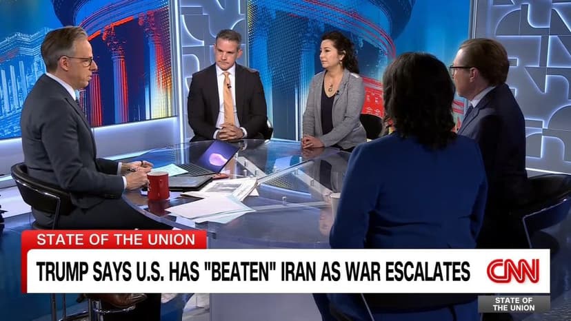 Kinzinger Criticizes Trump's Handling of Iran War Preparation