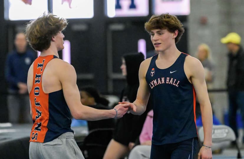 Lyman Hall twins Aaron and Ethan Rich stockpiled accolades in illustrious indoor track careers