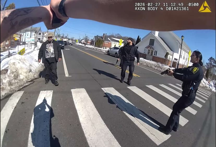 Hartford Police Officer Fires 9 Shots at Man Armed with Knife