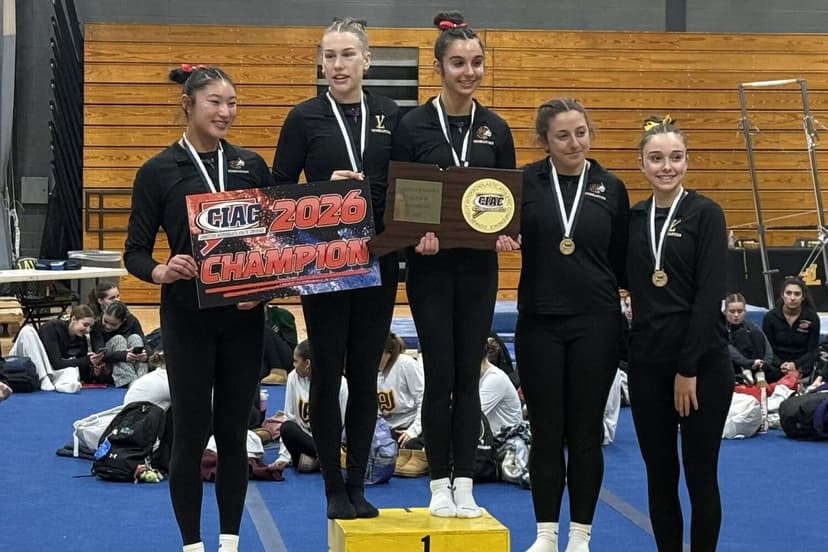 Ledyard/Waterford/St. Bernard Gymnastics Co-op Wins Second Straight Class M Championship