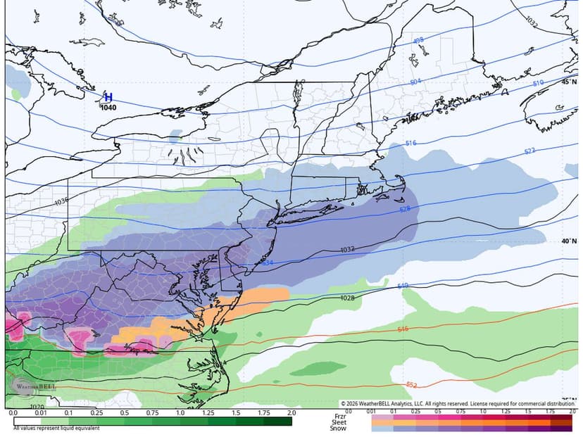 Potential Big Snowstorm Forecast for Connecticut Next Week