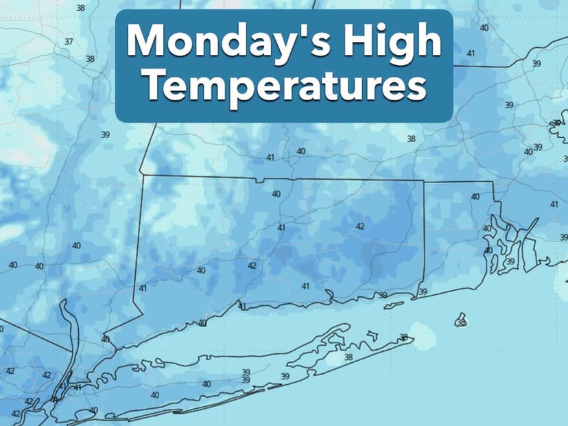 Connecticut Forecasts Warmer Temperatures for Monday