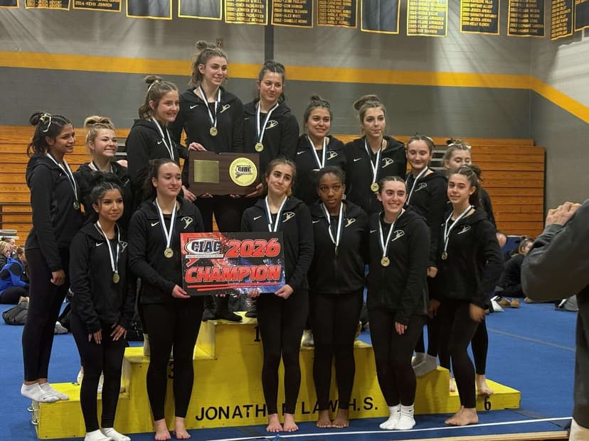 Trumbull Gymnasts Win Third Consecutive Class L Championship