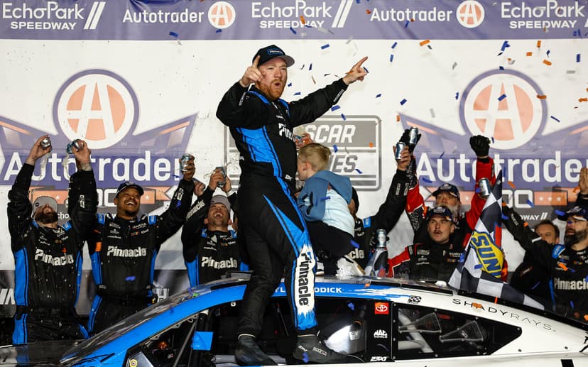 NASCAR driver rankings: Tyler Reddick ahead here too. Kyle Larson not