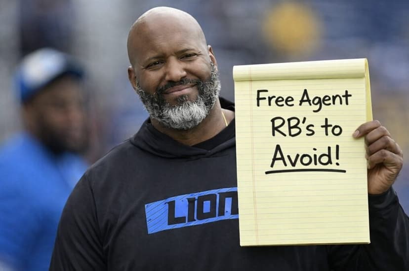 6 Free Running Backs the Detroit Lions Should Avoid