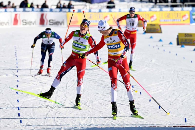 Klæbo and Sundling win cross-country sprints in Lahti