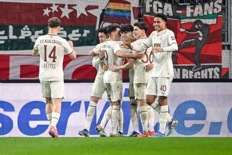 Augsburg beat Cologne 2-0 to celebrate double Bundesliga anniversary