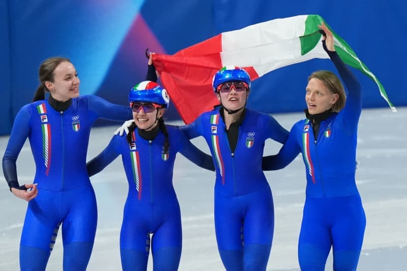 South Korea Wins Women's 3,000m Short Track Relay Gold