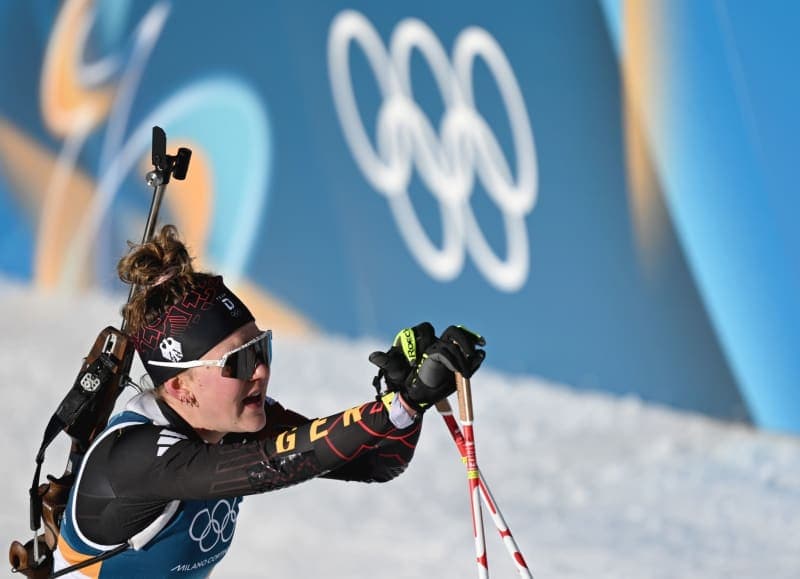 German Biathlete Grotian Disappointed with Olympic Results