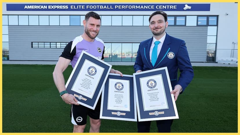 Milner receives three Guinness World Records after historic Premier League milestone
