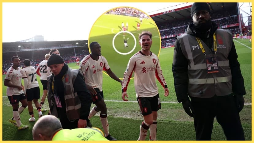 Ibrahima Konate's Passionate Celebration of Mac Allister's Goal