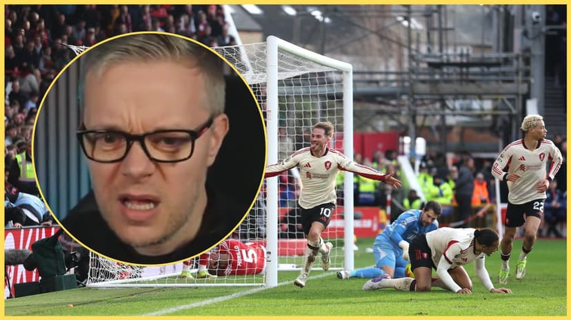 (Video) Goldbridge crashout over Mac Allister winner is the cherry on top for Liverpool fans