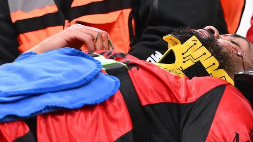 (Video) Early collision leaves Loftus-Cheek hospitalised in Serie A match