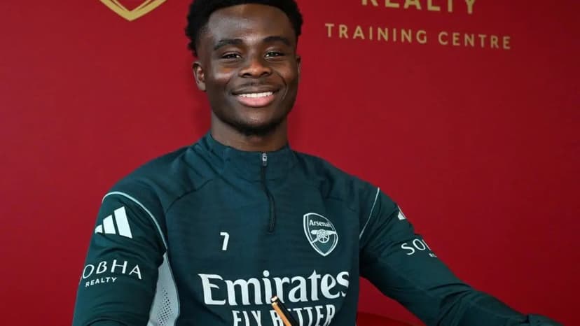 Bukayo Saka Explains Arsenal Contract Extension