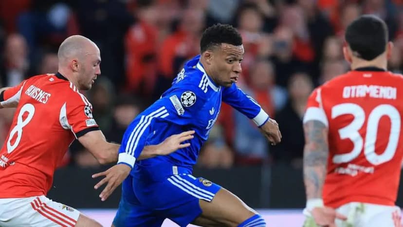 Benfica and Real Madrid Fail to Convert Chances in Champions League First Half